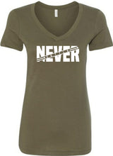 Load image into Gallery viewer, Never Settle V Neck