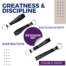 Load image into Gallery viewer, Bracelet &amp; Keychain Inspirational Sets
