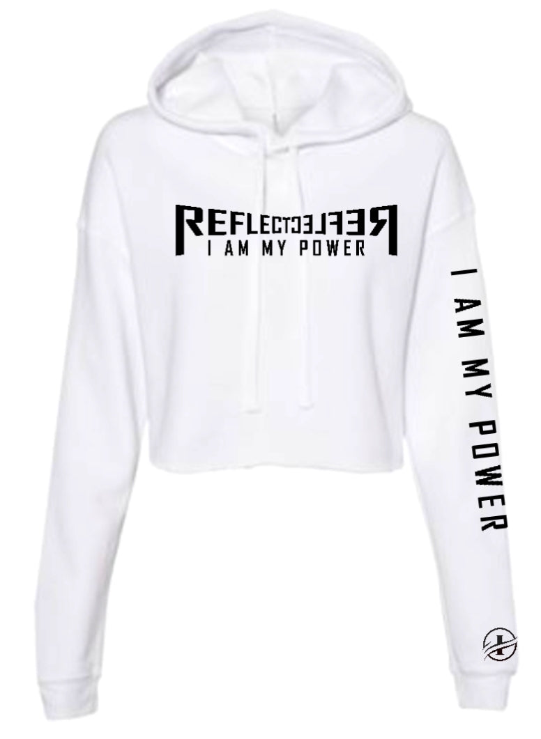 Reflect Crop Top Hoodie
