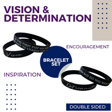 Load image into Gallery viewer, Bracelet &amp; Keychain Inspirational Sets
