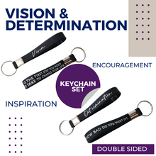 Load image into Gallery viewer, Bracelet &amp; Keychain Inspirational Sets
